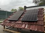 Montagesystem 2.0 für Ziegeldach/Schrägdach|4 Solarmodule|Halterung von PV-Modulen(Reihenmontage)