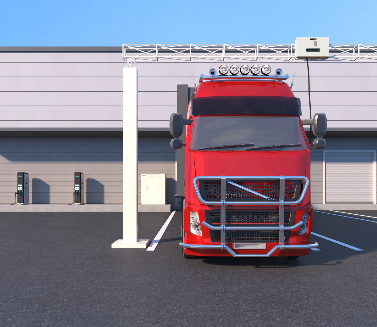 HPC-Ladeinfrastruktur für Logistikstandorte