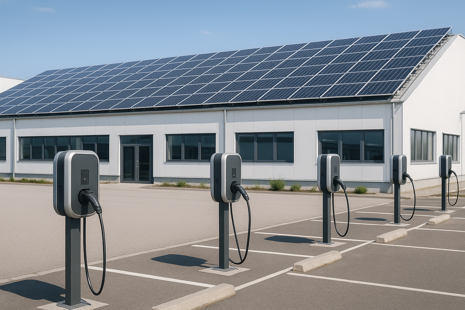 Gewerbe-PV, Ladeparks